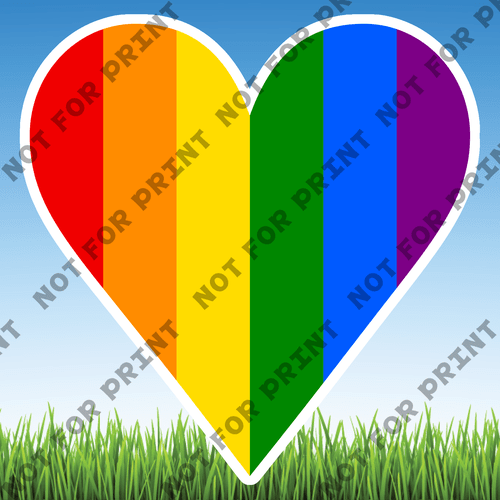 ACME Yard Cards Medium LGBTQ Word Flair #045