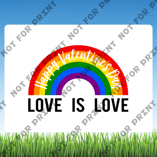 ACME Yard Cards Medium LGBTQ Word Flair #054