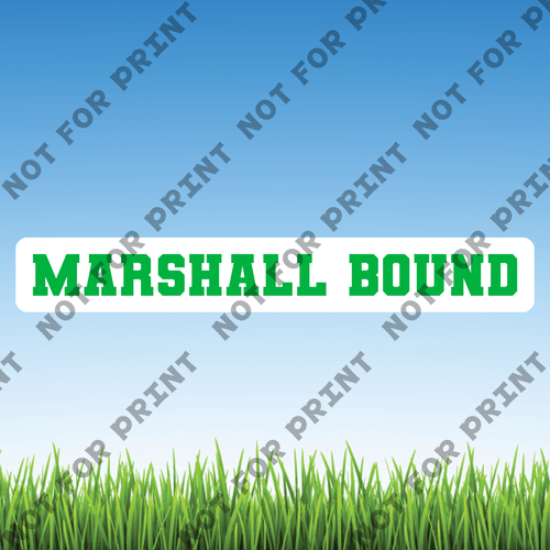 ACME Yard Cards Medium Marshall Bound Word Flair #001