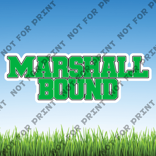 ACME Yard Cards Medium Marshall Bound Word Flair #006