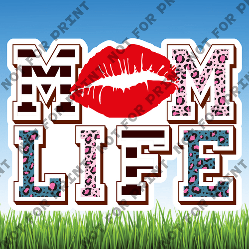 ACME Yard Cards Medium Mom Life Word Flair #122