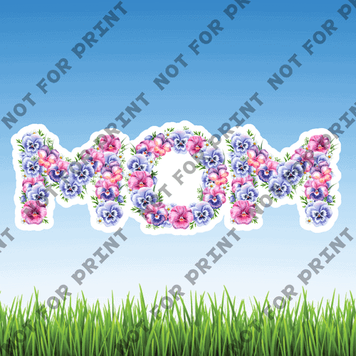 ACME Yard Cards Medium Mothers Day Floral #001