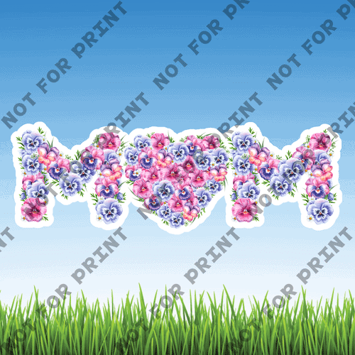 ACME Yard Cards Medium Mothers Day Floral #002