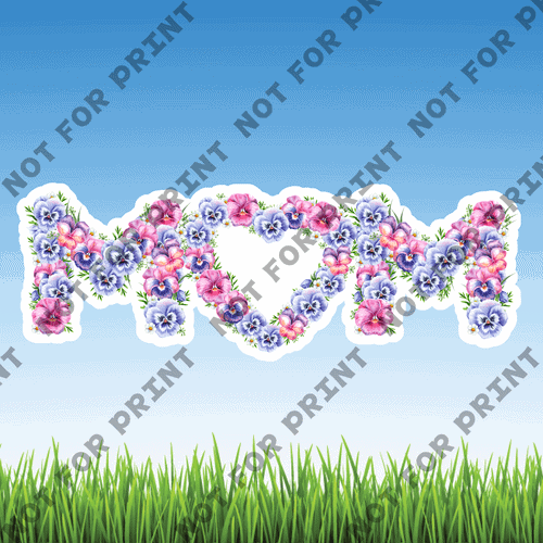 ACME Yard Cards Medium Mothers Day Floral #003