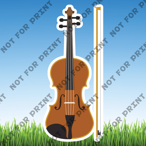 ACME Yard Cards Medium Musical Instruments #015