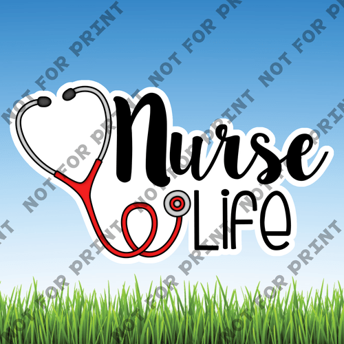 ACME Yard Cards Medium Nurse Life #010