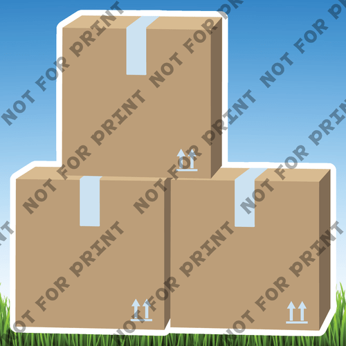 ACME Yard Cards Medium Packing Boxes #001