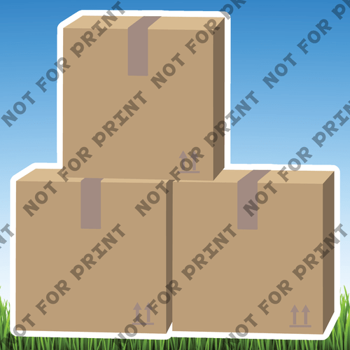 ACME Yard Cards Medium Packing Boxes #002