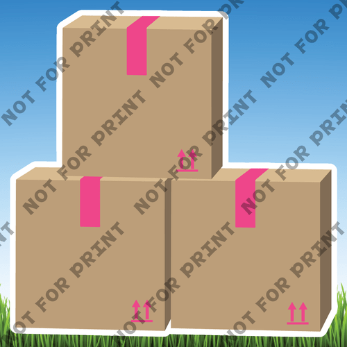 ACME Yard Cards Medium Packing Boxes #008
