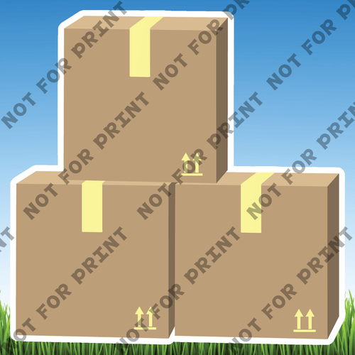 ACME Yard Cards Medium Packing Boxes #011