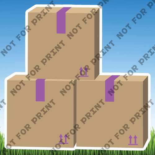 ACME Yard Cards Medium Packing Boxes #016