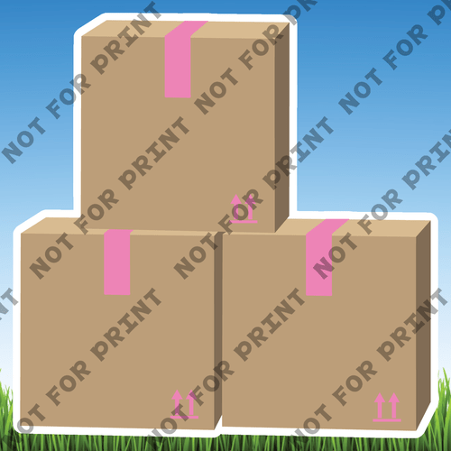 ACME Yard Cards Medium Packing Boxes #017