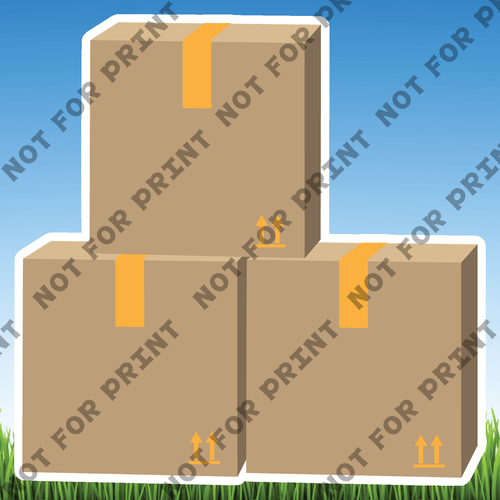 ACME Yard Cards Medium Packing Boxes #018