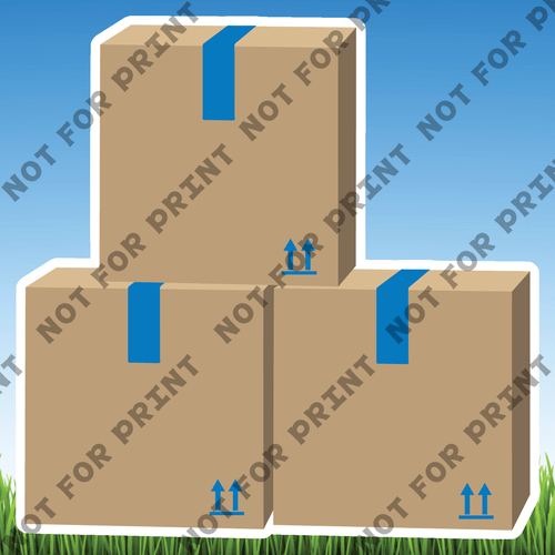 ACME Yard Cards Medium Packing Boxes #022