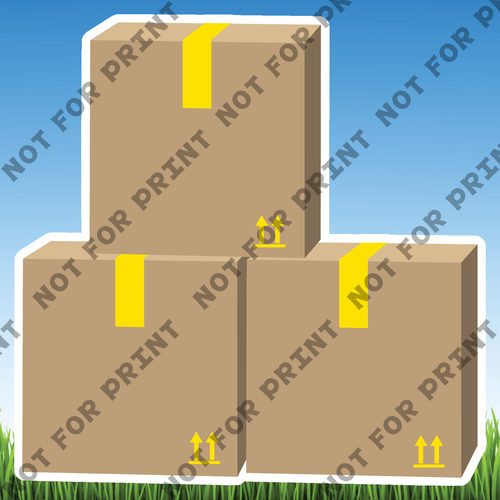 ACME Yard Cards Medium Packing Boxes #026