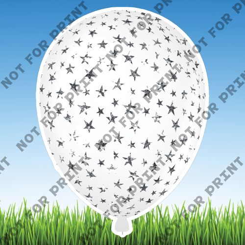 ACME Yard Cards Medium Patriotic Balloons #008