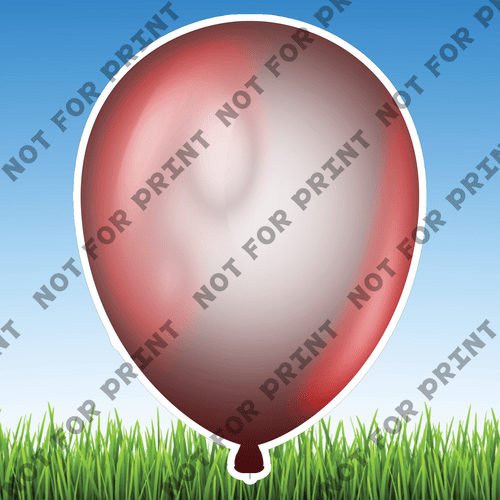 ACME Yard Cards Medium Patriotic Balloons #028