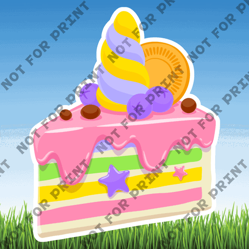 ACME Yard Cards Medium Rainbow Unicorn Sweets #018