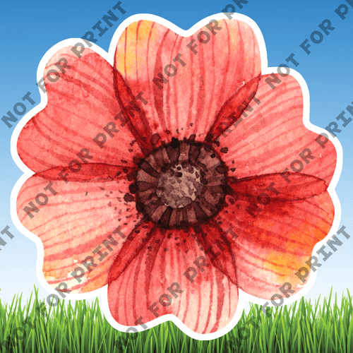 ACME Yard Cards Medium Spring Flowers #002