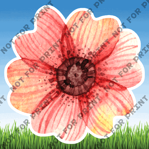 ACME Yard Cards Medium Spring Flowers #004