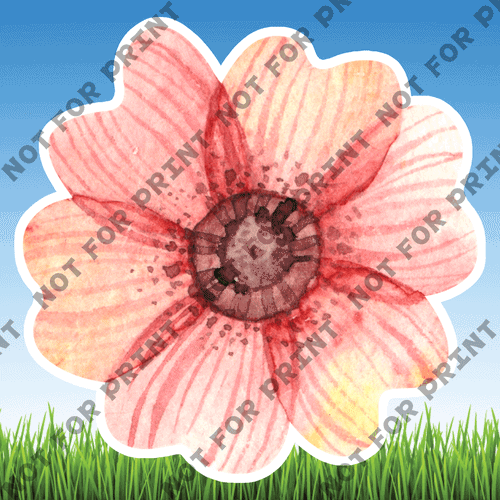 ACME Yard Cards Medium Spring Flowers #005