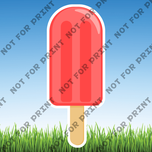 ACME Yard Cards Medium Summer Popsicles #003