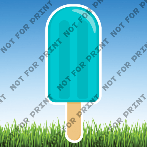 ACME Yard Cards Medium Summer Popsicles #004
