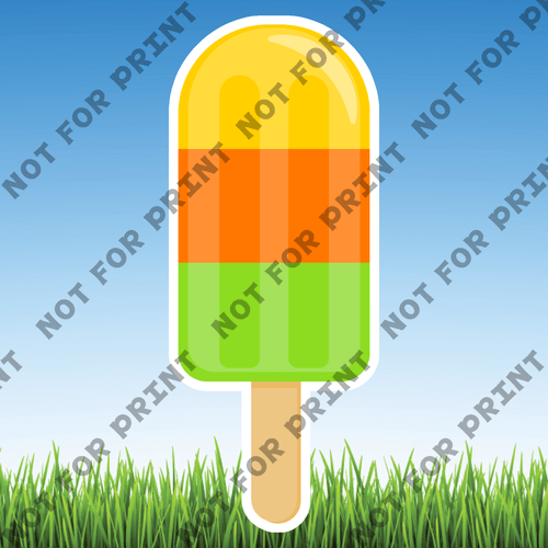 ACME Yard Cards Medium Summer Popsicles #015