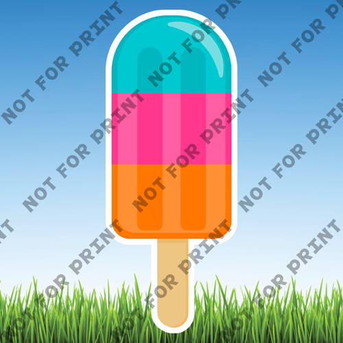 ACME Yard Cards Medium Summer Popsicles #020
