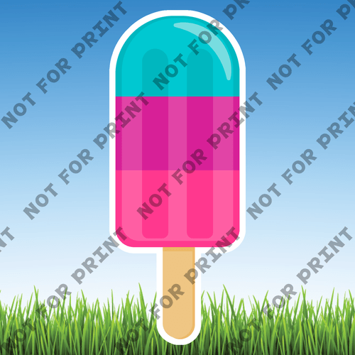 ACME Yard Cards Medium Summer Popsicles #022