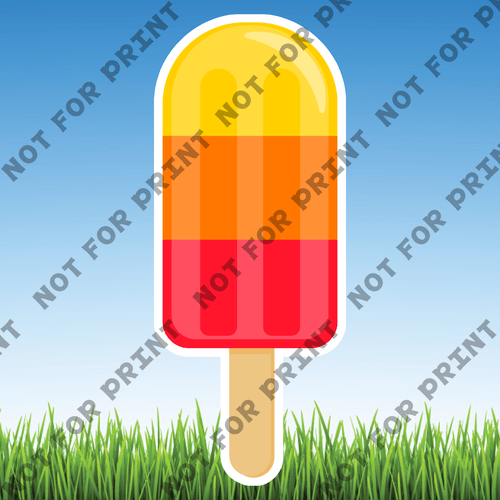 ACME Yard Cards Medium Summer Popsicles #023