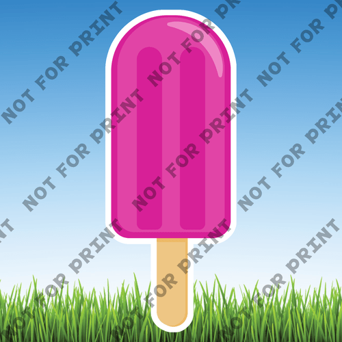 ACME Yard Cards Medium Summer Popsicles #028