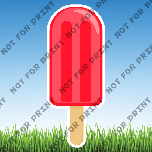 ACME Yard Cards Medium Summer Popsicles #029