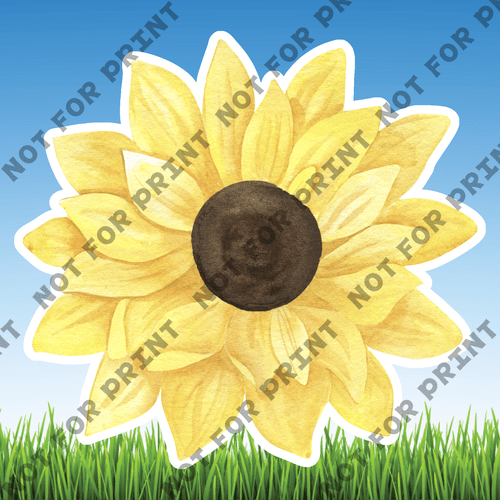 ACME Yard Cards Medium Sunflowers #015