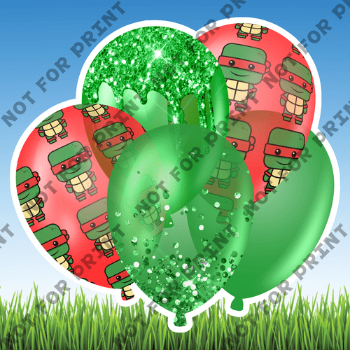 ACME Yard Cards Medium Superhero Balloon Bundles #068
