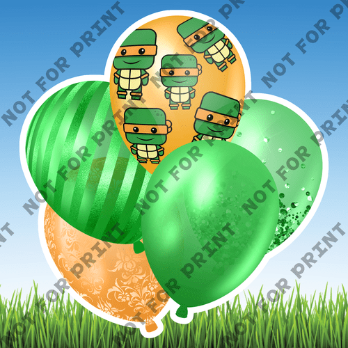 ACME Yard Cards Medium Superhero Balloon Bundles #070