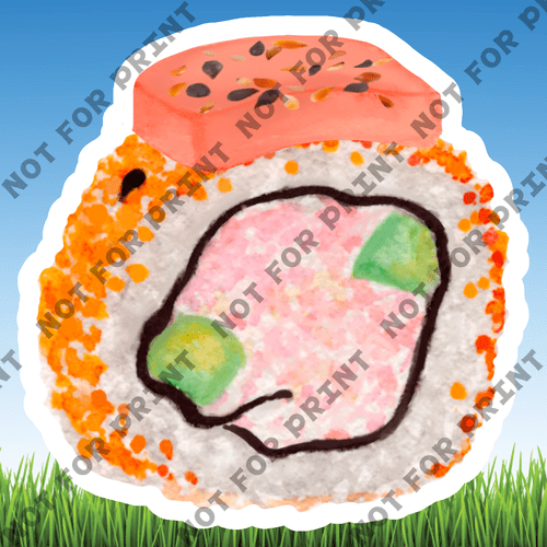 ACME Yard Cards Medium Sushi #002