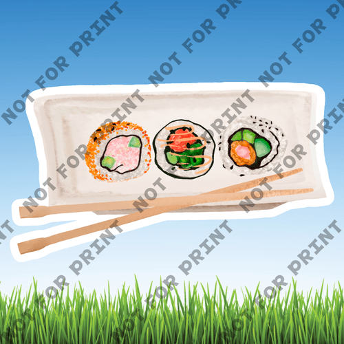 ACME Yard Cards Medium Sushi #012