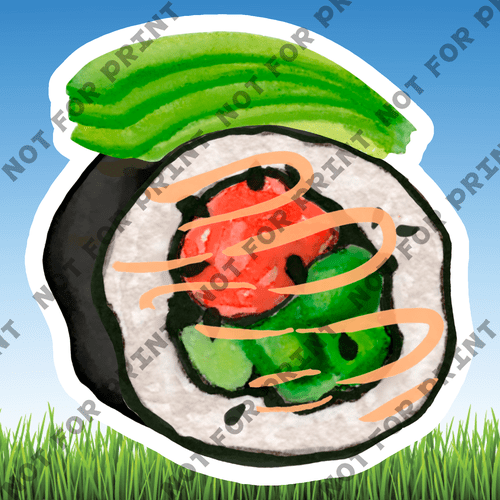ACME Yard Cards Medium Sushi #022