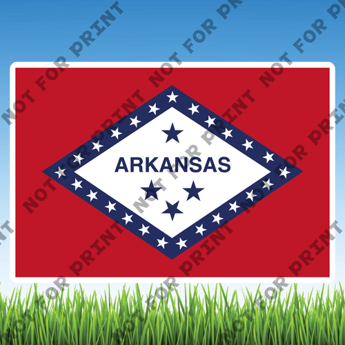 ACME Yard Cards Medium USA State Flags #003