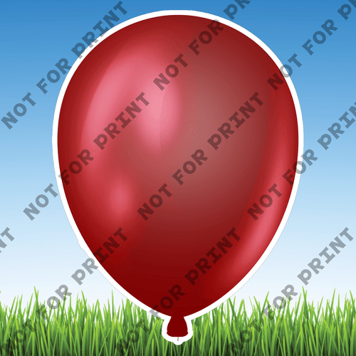 ACME Yard Cards Medium Valentines Day Balloons #023
