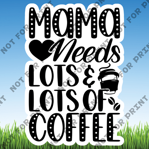 ACME Yard Cards Mom Word Flair #044