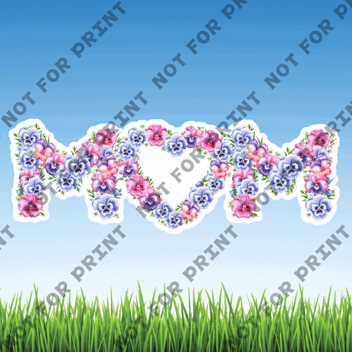 ACME Yard Cards Mothers Day Floral #003