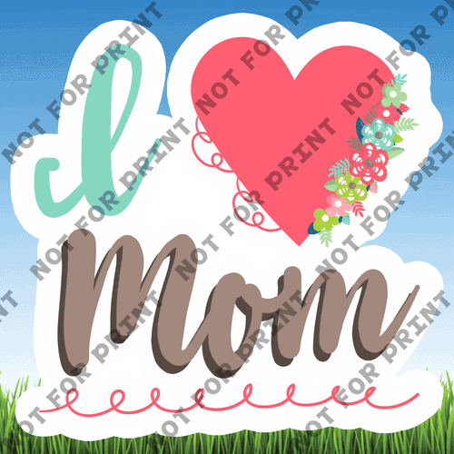 ACME Yard Cards Mothers Day Word Flair #022