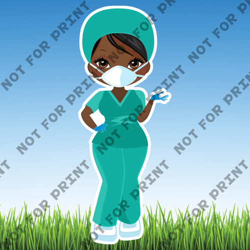 ACME Yard Cards Mujka Healthcare Heroes Collection #058