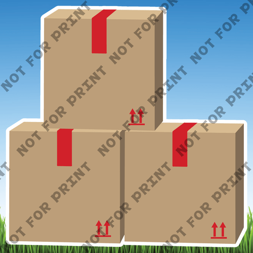 ACME Yard Cards Packing Boxes #021