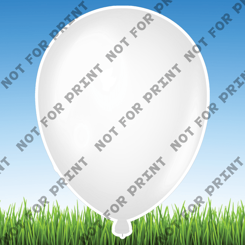 ACME Yard Cards Patriotic Balloons #007