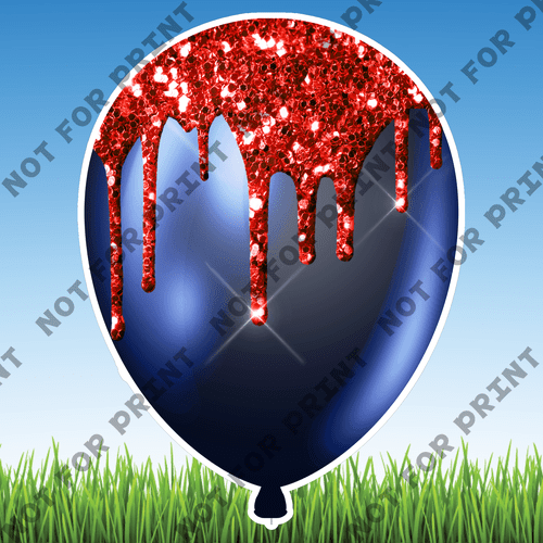 ACME Yard Cards Patriotic Balloons #014