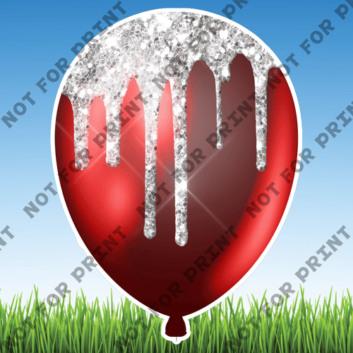 ACME Yard Cards Patriotic Balloons #019