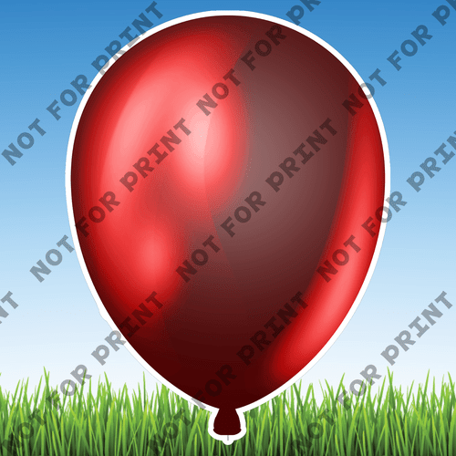 ACME Yard Cards Patriotic Balloons #022